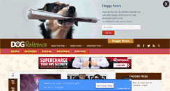 Desktop Screenshot of dogreference.com
